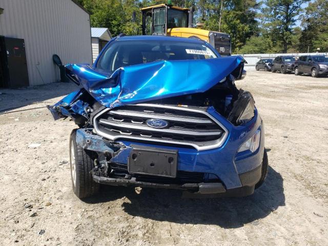 MAJ3S2GE5KC297312 - 2019 FORD ECOSPORT SE أزرق صورة 5