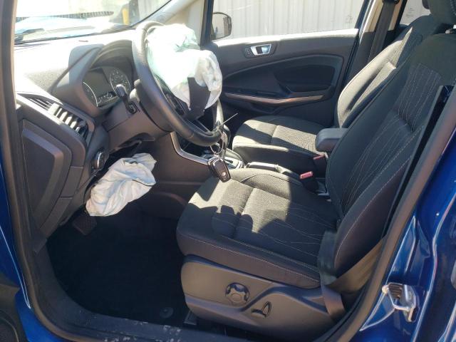 MAJ3S2GE5KC297312 - 2019 FORD ECOSPORT SE أزرق صورة 7