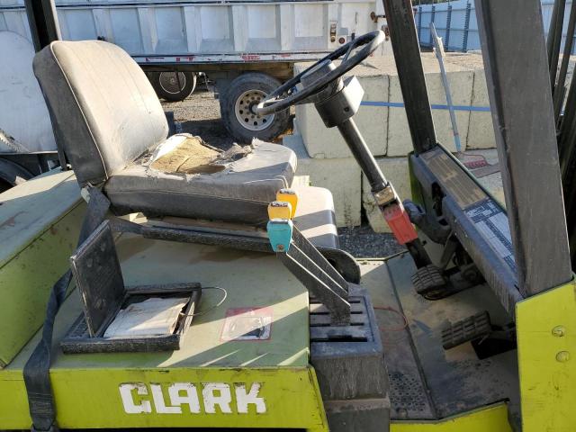 E13800266250FA - 1985 CLARK FORKLIFT FORKLIFT Жасыл фото 5