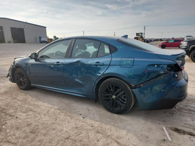 4T1DAACK5SU576496 - 2025 TOYOTA CAMRY XSE BLUE photo 2