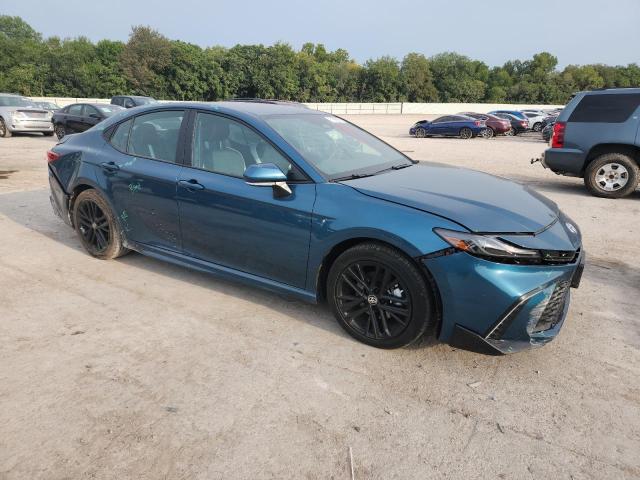 4T1DAACK5SU576496 - 2025 TOYOTA CAMRY XSE BLUE photo 4