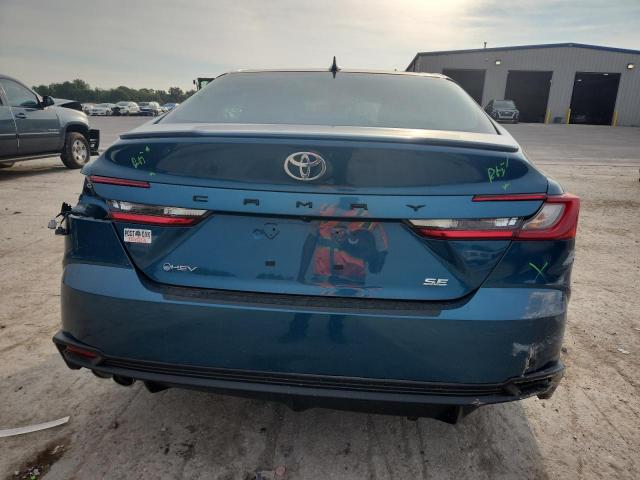 4T1DAACK5SU576496 - 2025 TOYOTA CAMRY XSE BLUE photo 6