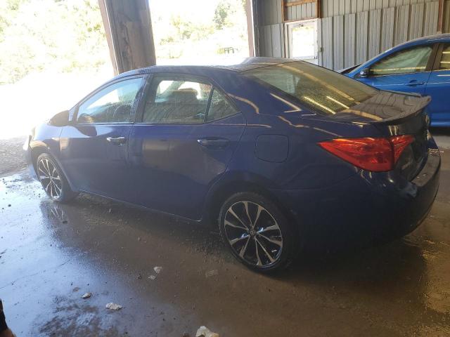2T1BURHE4JC041708 - 2018 TOYOTA COROLLA L 蓝色 照片 2