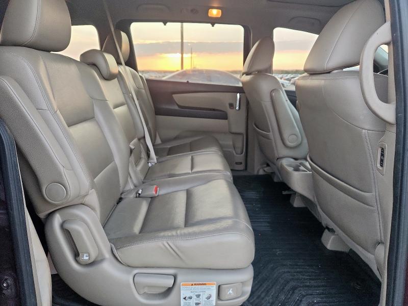 5FNRL5H64EB028803 - 2014 HONDA ODYSSEY EXL MAROON photo 11