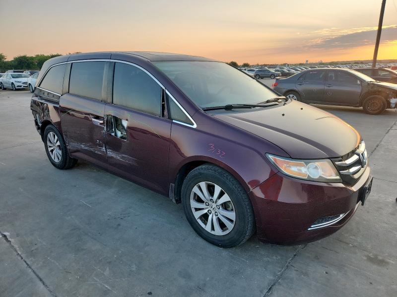 5FNRL5H64EB028803 - 2014 HONDA ODYSSEY EXL MAROON photo 4
