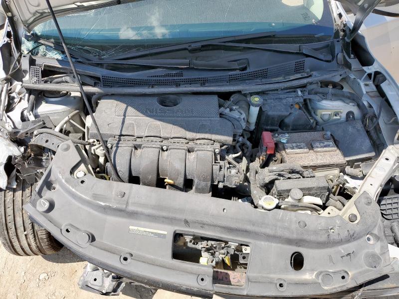 3N1AB7AP6KY315206 - 2019 NISSAN SENTRA S SILVER photo 11