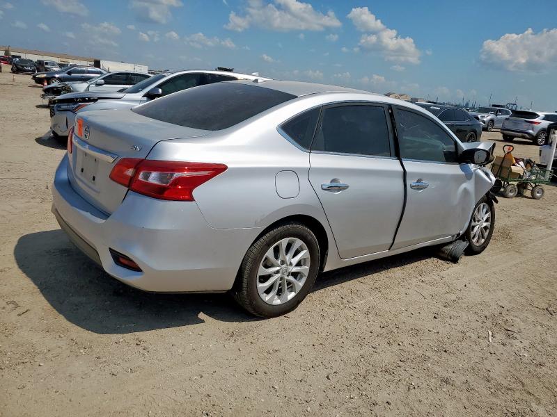 3N1AB7AP6KY315206 - 2019 NISSAN SENTRA S SILVER photo 3