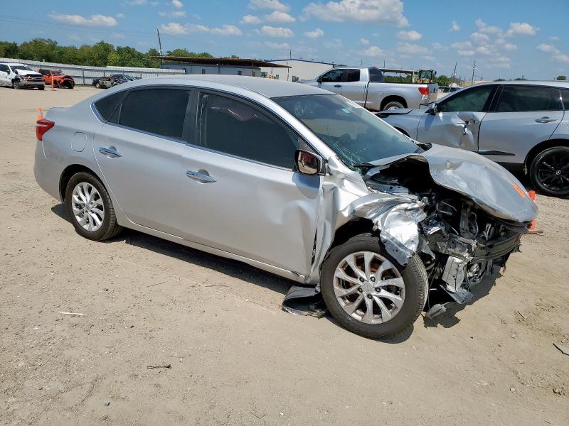 3N1AB7AP6KY315206 - 2019 NISSAN SENTRA S SILVER photo 4