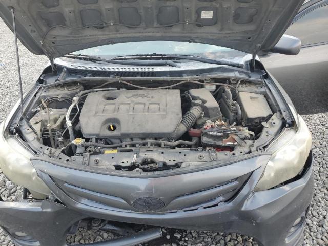 2T1BU4EE0BC693847 - 2011 TOYOTA COROLLA BASE ნაცრისფერი ფოტო 11