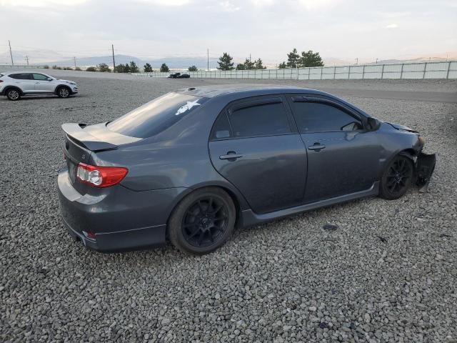 2T1BU4EE0BC693847 - 2011 TOYOTA COROLLA BASE ნაცრისფერი ფოტო 3