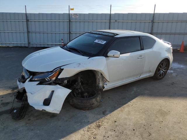 JTKJF5C78FJ005726 - 2015 TOYOTA SCION TC WHITE photo 1