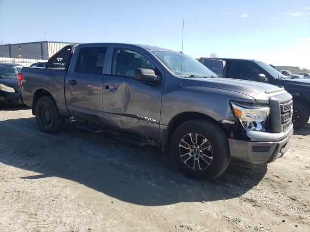 1N6AA1EC9LN503850 - 2020 NISSAN TITAN S GRAY photo 4