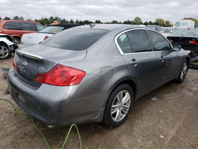 JN1DV6AR6BM651165 - 2011 INFINITI G25 GRAY photo 3