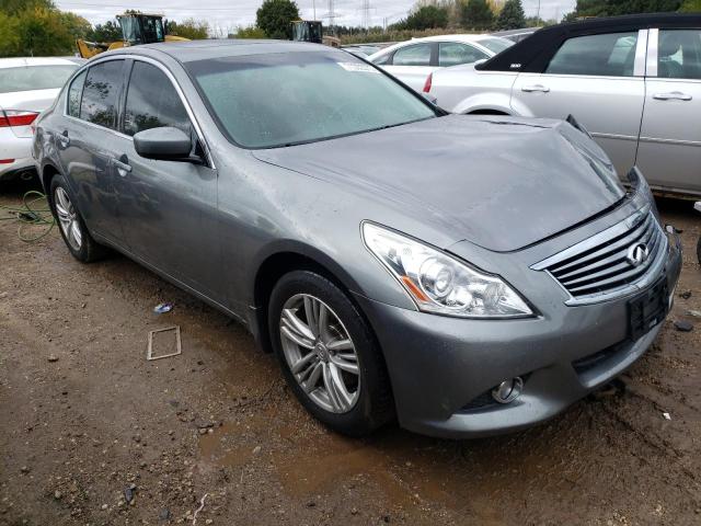 JN1DV6AR6BM651165 - 2011 INFINITI G25 GRAY photo 4