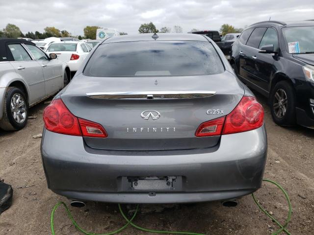 JN1DV6AR6BM651165 - 2011 INFINITI G25 GRAY photo 6