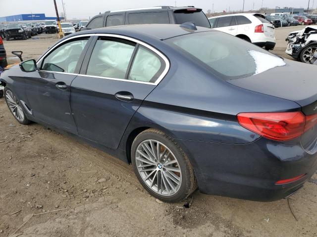 WBAJE7C53JWC55651 - 2018 BMW 540 XI BLUE photo 2