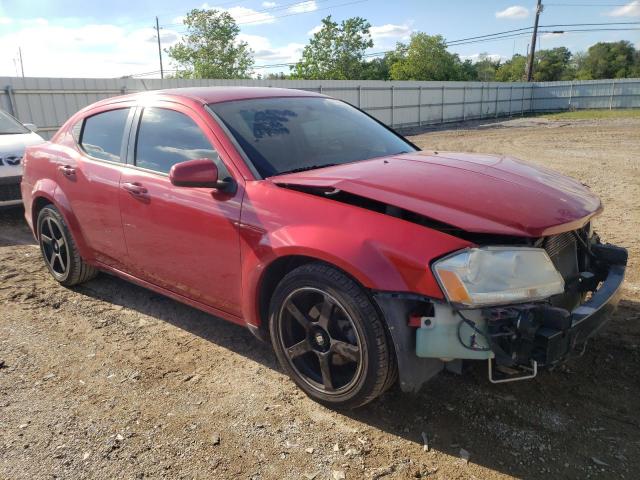 1C3CDZCGXDN552682 - 2013 DODGE AVENGER SXT RED photo 4