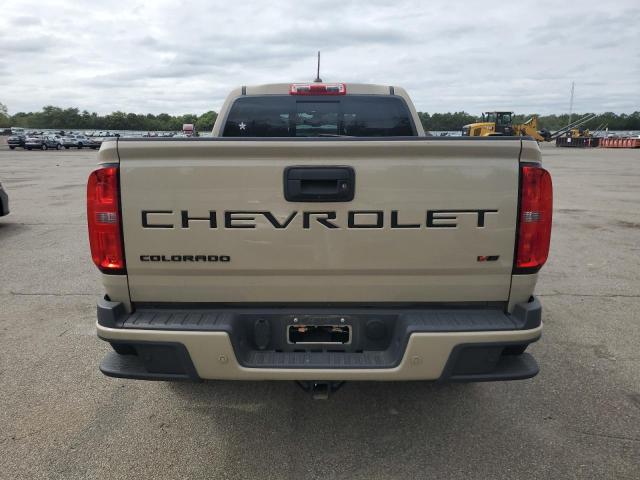 1GCGTDEN6M1289449 - 2021 CHEVROLET COLORADO Z71 BEIGE photo 6