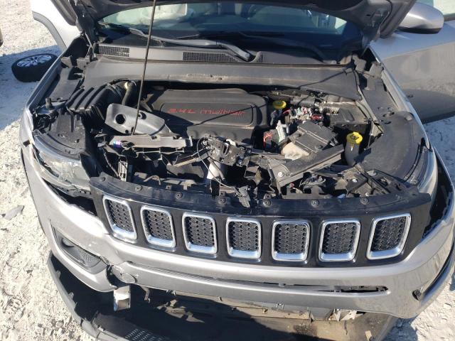 3C4NJCBB7JT503287 - 2018 JEEP COMPASS LATITUDE 银色 照片 12