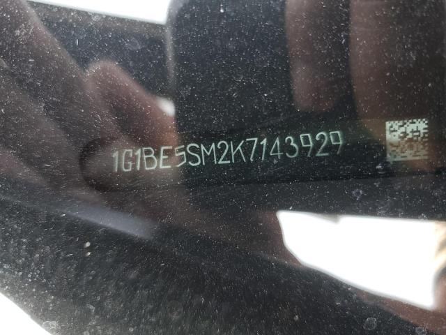 1G1BE5SM2K7143929 - 2019 CHEVROLET CRUZE LT Қара фото 12