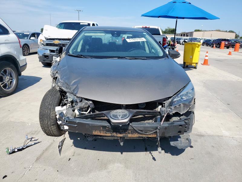 5YFBURHE2KP863084 - 2019 TOYOTA COROLLA L CHARCOAL photo 5