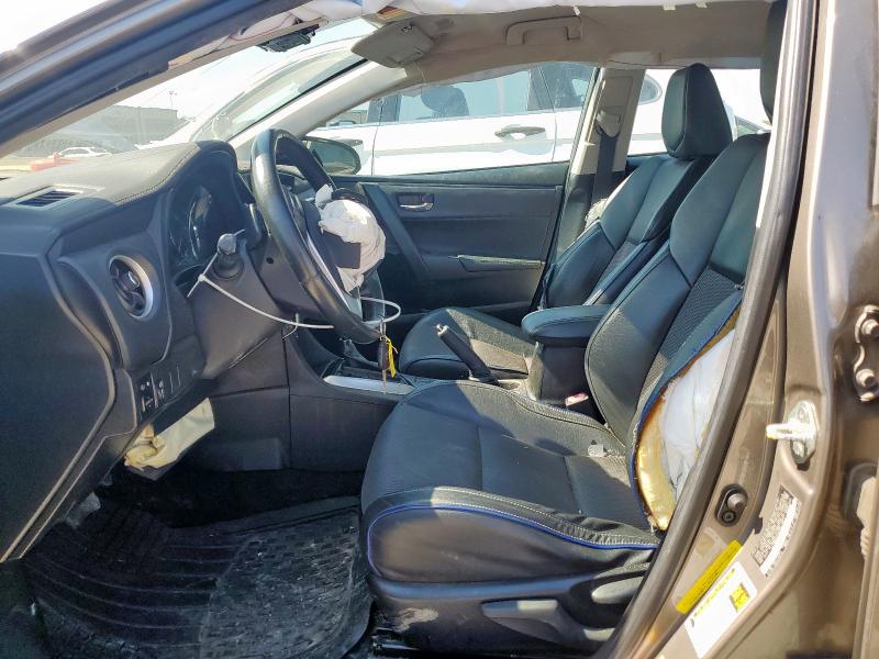 5YFBURHE2KP863084 - 2019 TOYOTA COROLLA L CHARCOAL photo 7