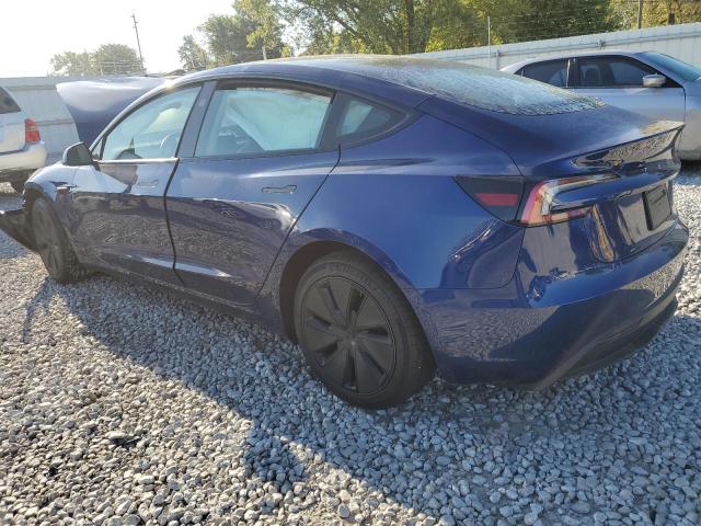 5YJ3E1EA1RF784502 - 2024 TESLA MODEL 3 蓝色 照片 2