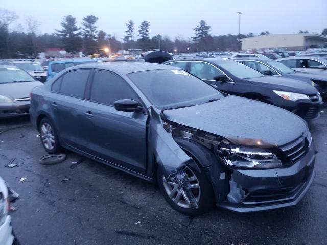 3VW2K7AJ0FM220955 - 2015 VOLKSWAGEN JETTA BASE GRAY photo 4