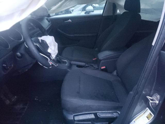 3VW2K7AJ0FM220955 - 2015 VOLKSWAGEN JETTA BASE GRAY photo 7