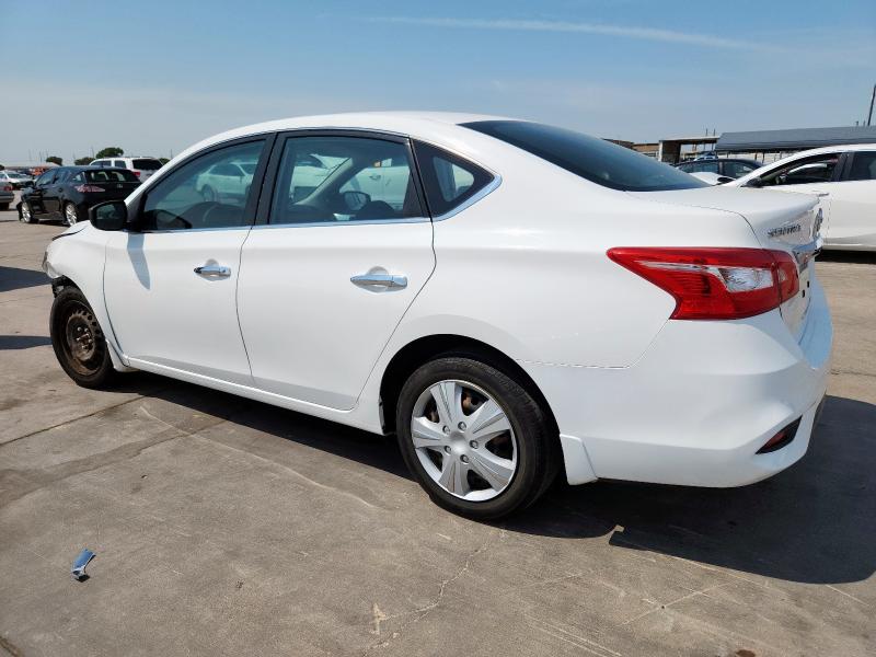 3N1AB7AP7KY270762 - 2019 NISS SENTRA S WHITE photo 2