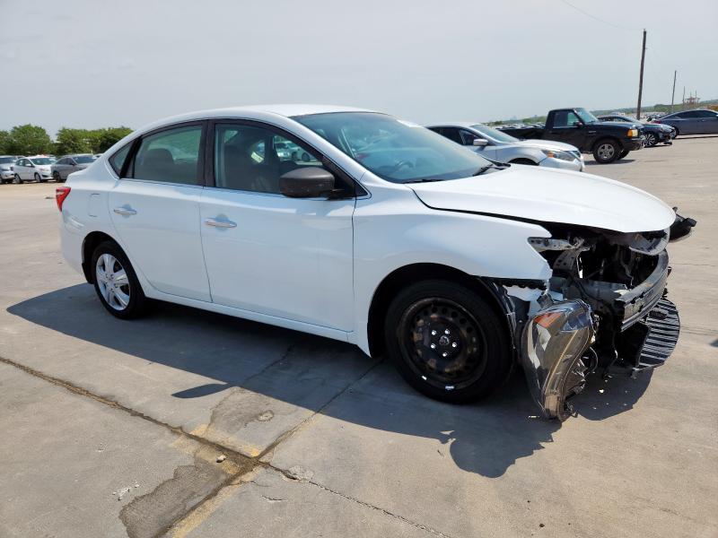 3N1AB7AP7KY270762 - 2019 NISS SENTRA S WHITE photo 4