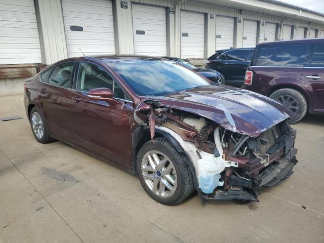 3FA6P0H73GR381687 - 2016 FORD FUSION SE BURGUNDY photo 4