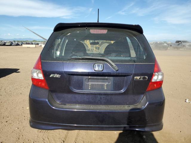JHMGD37628S013104 - 2008 HONDA FIT SPORT Violet photo 6