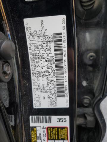 3TMLU4EN6DM133975 - 2013 TOYOTA TACOMA DOUBLE CAB 黑色 照片 12