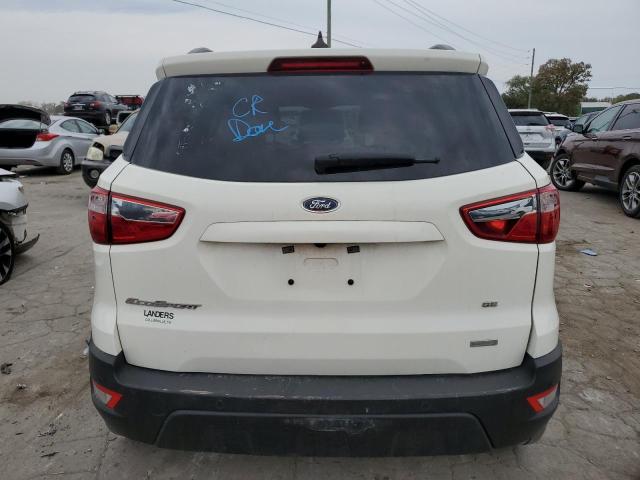 MAJ3S2GEXLC395186 - 2020 FORD ECOSPORT SE WHITE photo 6