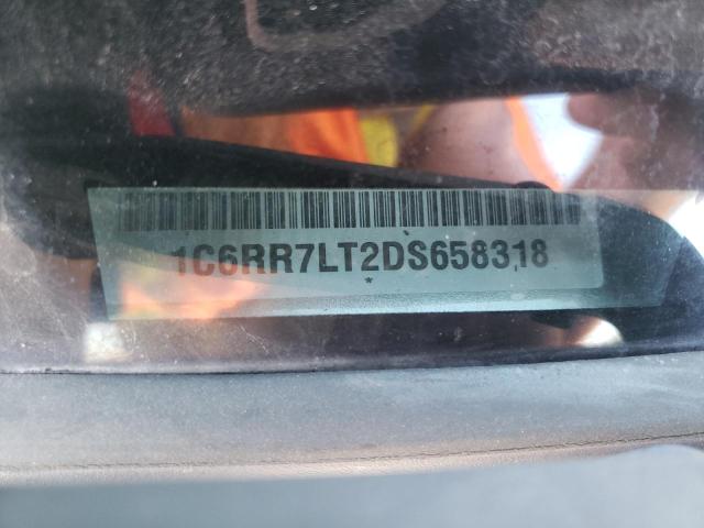 1C6RR7LT2DS658318 - 2013 RAM 1500 SLT GRAY photo 13