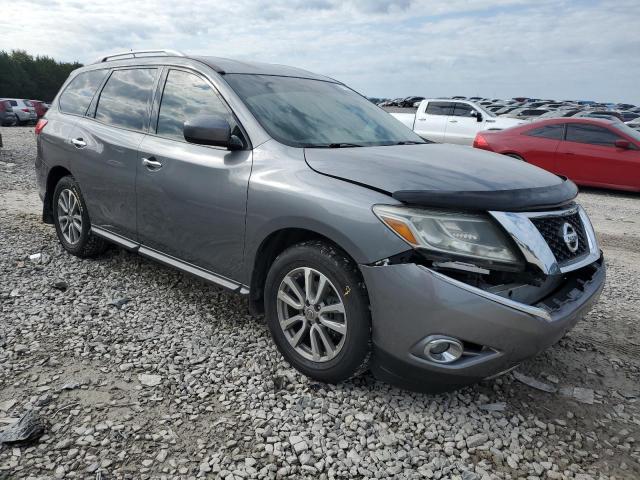 5N1AR2MN9FC613734 - 2015 NISSAN PATHFINDER S GRAY photo 4