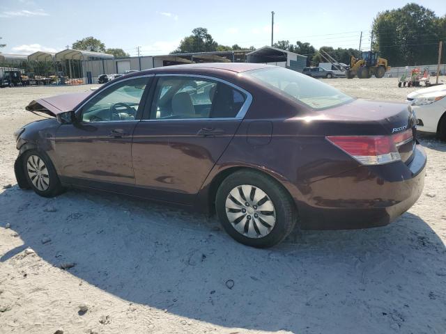 1HGCP2F37BA076089 - 2011 HONDA ACCORD LX Bordo foto 2