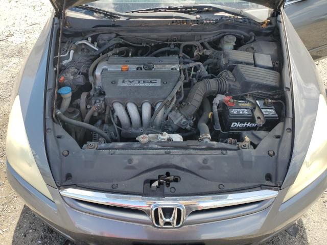1HGCM56767A163048 - 2007 HONDA ACCORD EX GRAY photo 11