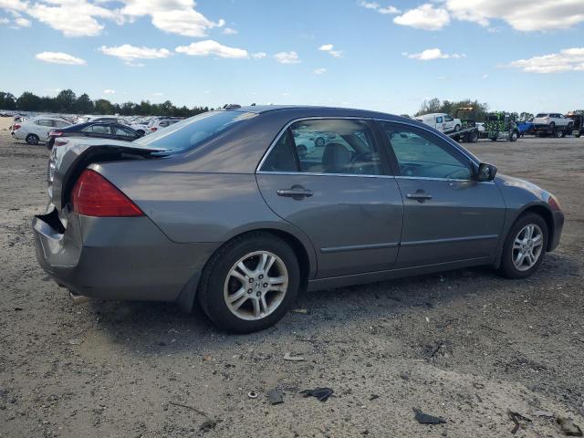 1HGCM56767A163048 - 2007 HONDA ACCORD EX GRAY photo 3