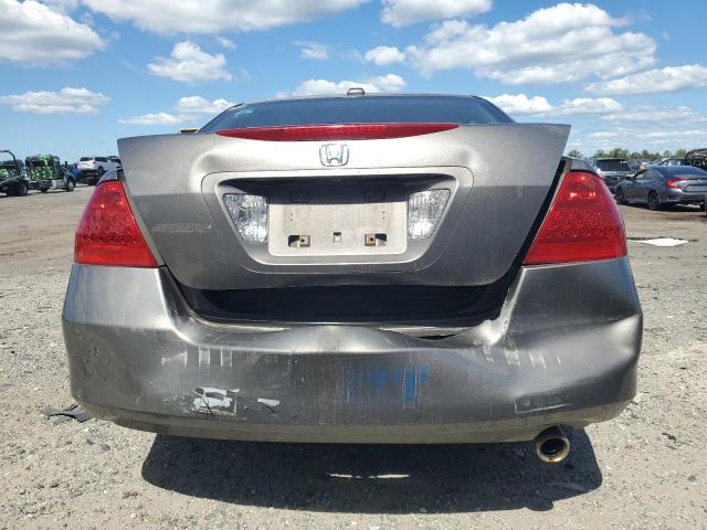 1HGCM56767A163048 - 2007 HONDA ACCORD EX GRAY photo 6