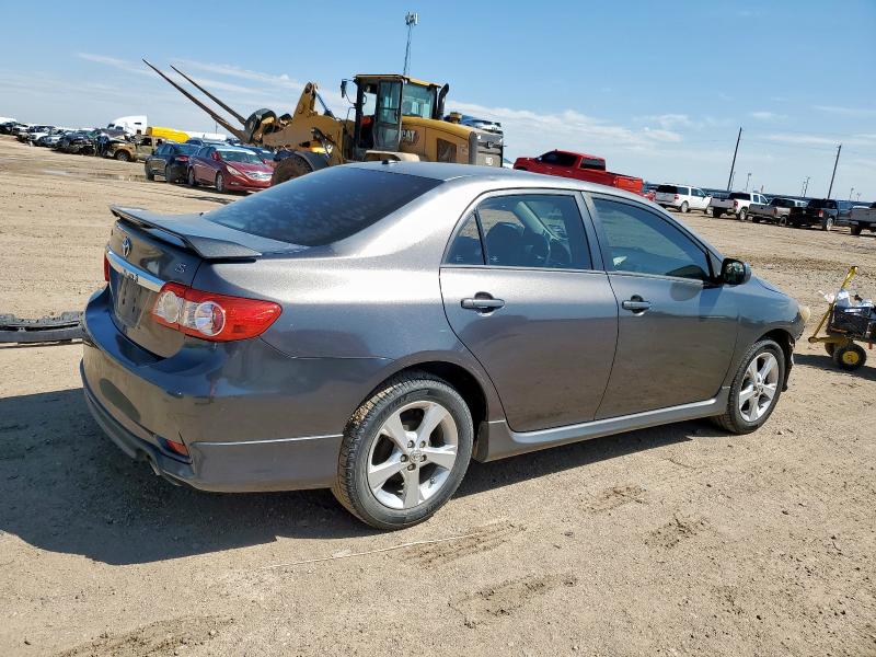 2T1BU4EE3BC630709 - 2011 TOYOTA COROLLA BASE გრაფიტი ფოტო 3