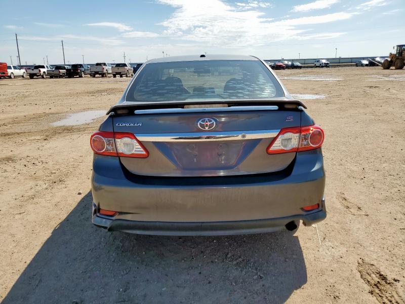 2T1BU4EE3BC630709 - 2011 TOYOTA COROLLA BASE გრაფიტი ფოტო 6