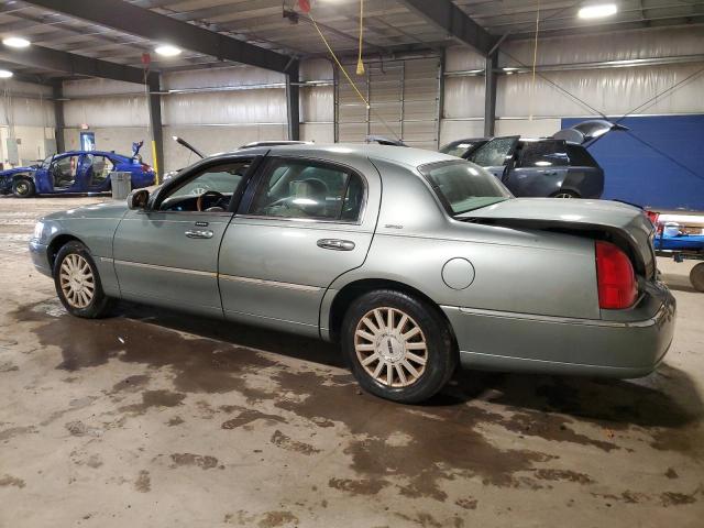 1LNHM82W13Y687014 - 2003 LINCOLN TOWN CAR SIGNATURE TEAL photo 2