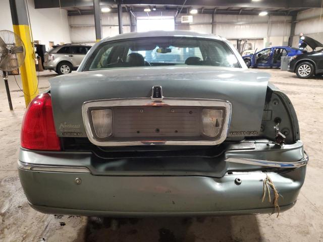 1LNHM82W13Y687014 - 2003 LINCOLN TOWN CAR SIGNATURE TEAL photo 6