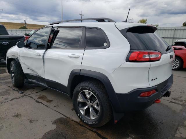 1C4PJMBS5GW271662 - 2016 JEEP CHEROKEE TRAILHAWK WHITE photo 2