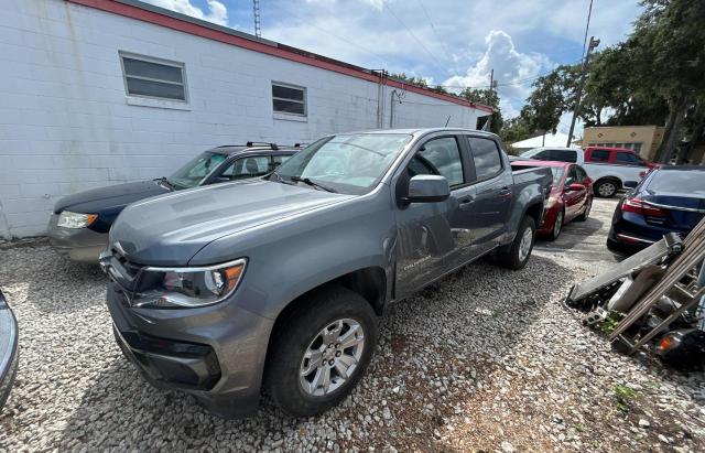1GCGSCEN6N1106727 - 2022 CHEVROLET COLORADO LT GRAY photo 2