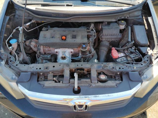 19XFB2F91CE371508 - 2012 HONDA CIVIC EXL BLACK photo 11