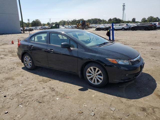 19XFB2F91CE371508 - 2012 HONDA CIVIC EXL BLACK photo 4