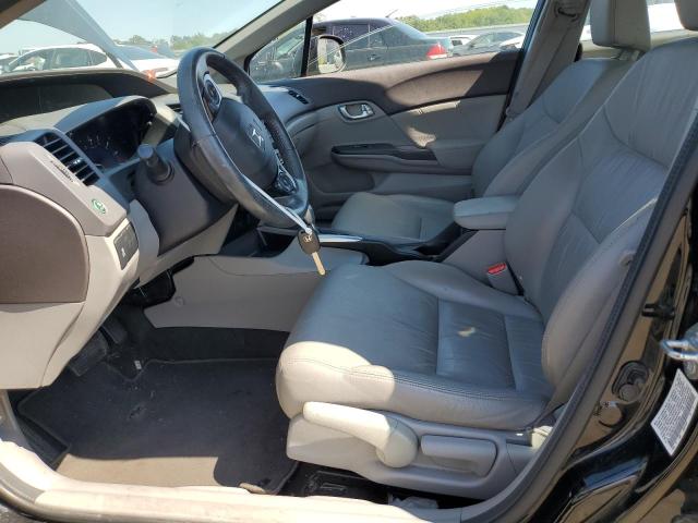 19XFB2F91CE371508 - 2012 HONDA CIVIC EXL BLACK photo 7